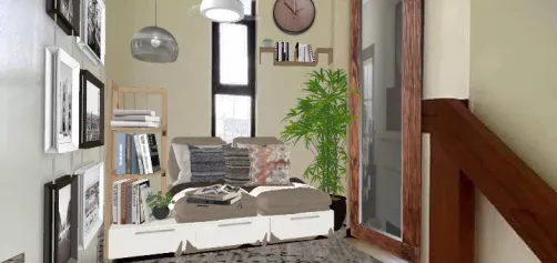 Upstair window bench