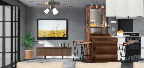 Expanding bar table and stackable bar stools