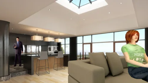 Una nueva casa tiene gran masa