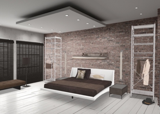 new house bedroom  Design Rendering