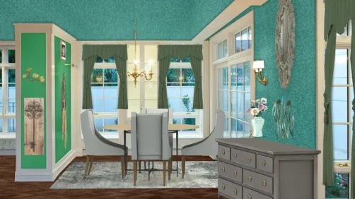  green dining room 890