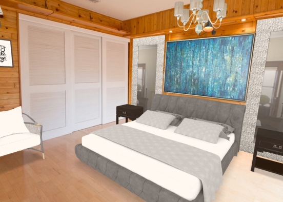 bedroom design  Design Rendering