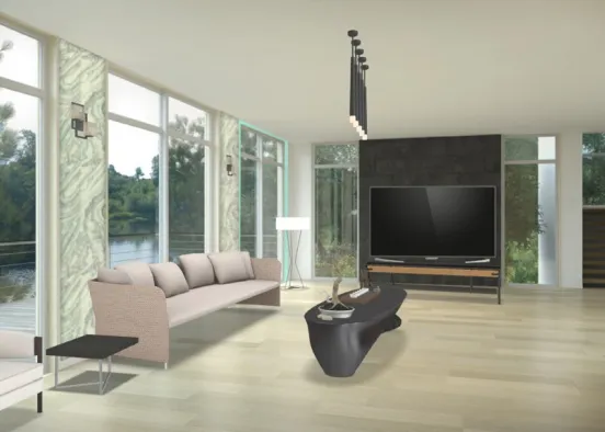 living room design 456 Design Rendering