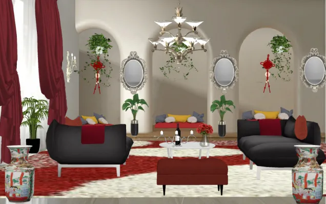 Oriental livingroom