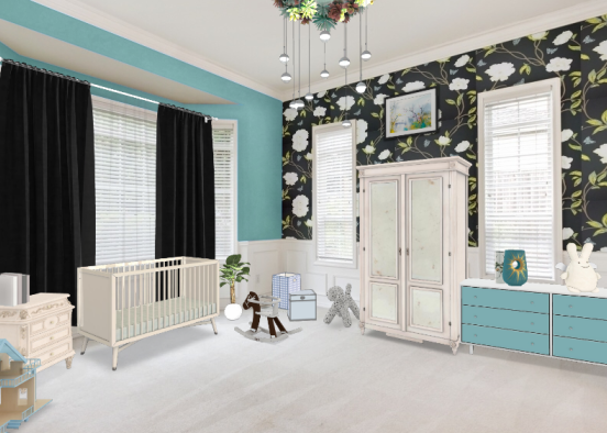 Baby's room, paisible sommeil Design Rendering