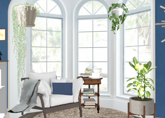 Coffee and reading nook Design Rendering