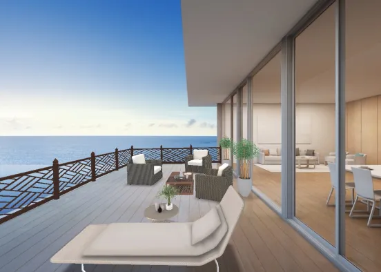 casa en el mar 🏠🏝🏖 Design Rendering