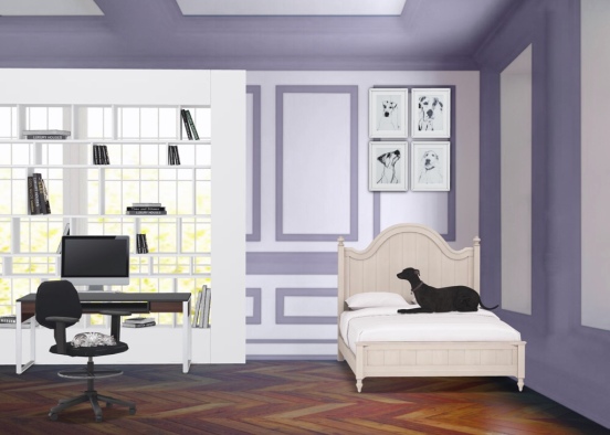 pet bedroom Design Rendering