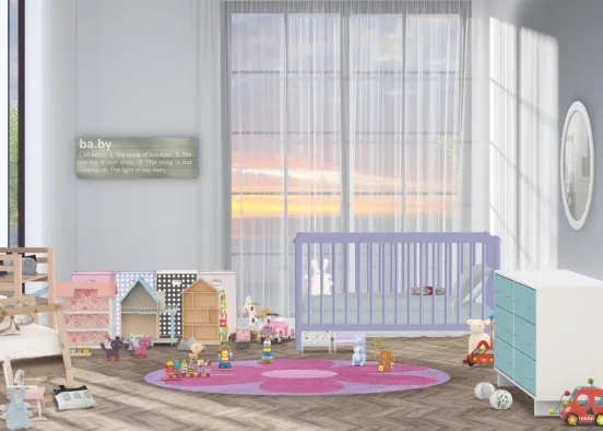 Babies room  Design Rendering