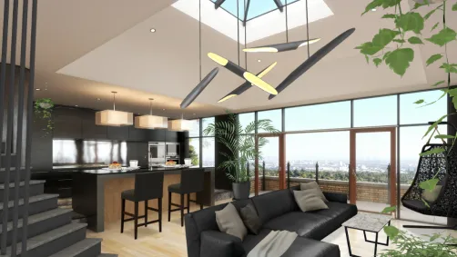 Duplex room #2.
