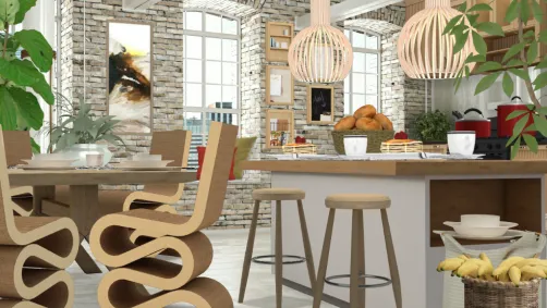 Boho Kitchen.