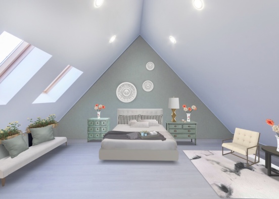 the perfect guest bedroom  Design Rendering