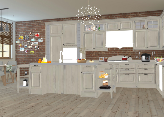 Кухня дом Design Rendering