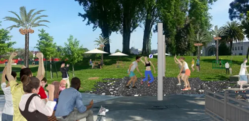 Sports in the park