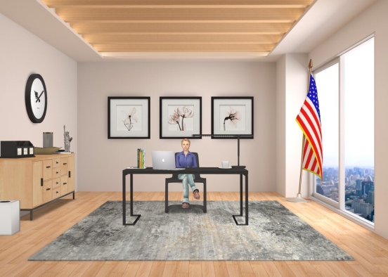 american office Design Rendering