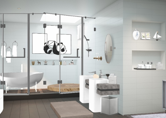 Mordern style Bathroom 🥰 Design Rendering