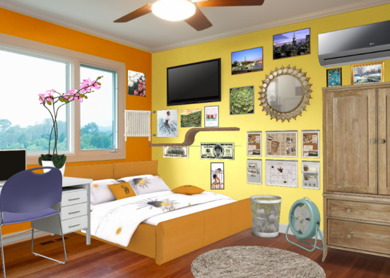 Holiday's room Design Rendering