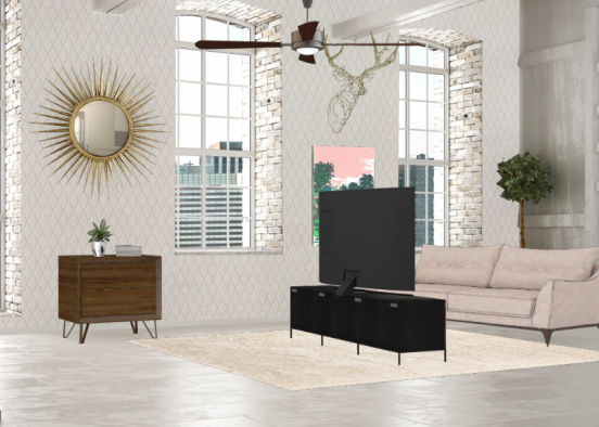 1st living room Design Rendering