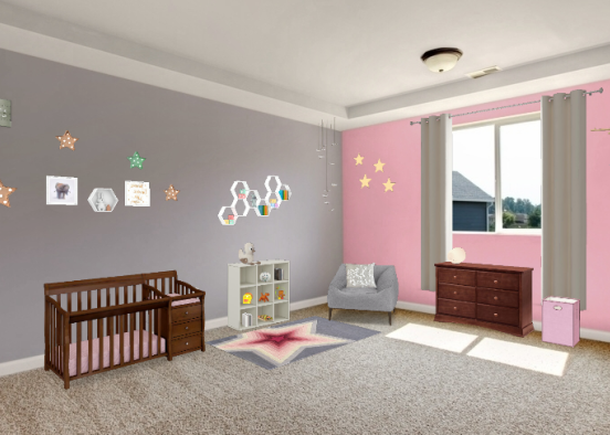 Princess nursery  Design Rendering