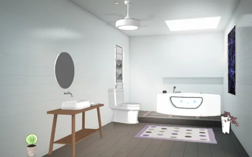 Baño elegante