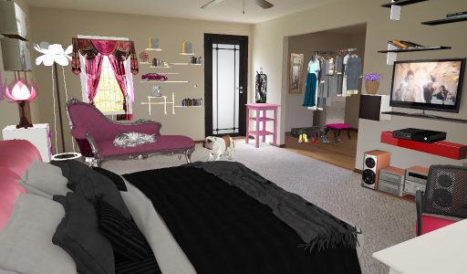 Sexy bedroom haha Design Rendering