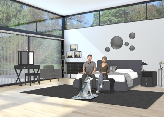 Mom’s and Dad’s Room Design Rendering