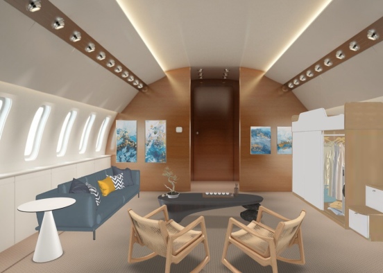 The Private Jet Of Your Dreams! Design Rendering