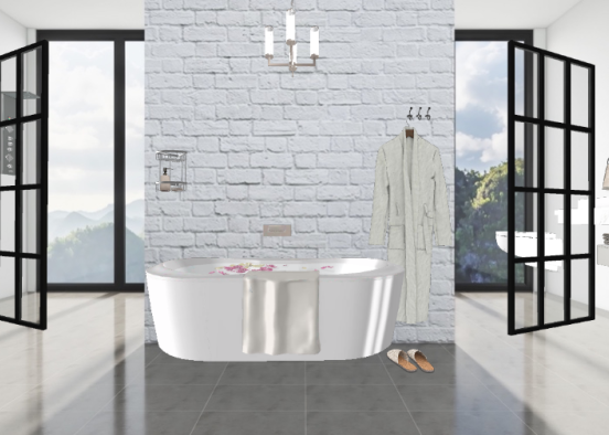 bathroom 🖤 Design Rendering