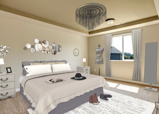 Tumblr bedroom Design Rendering