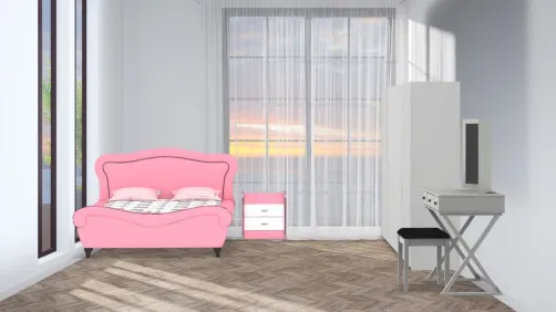 kids girl room simple