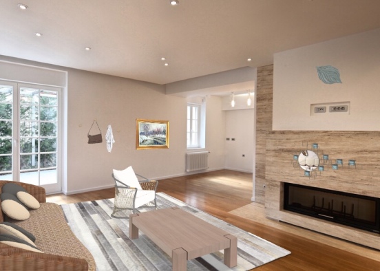 living room in the southwest  Design Rendering