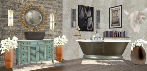Rustic Bathroom