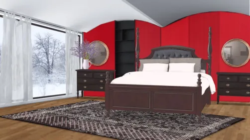 Winter’s night bedroom