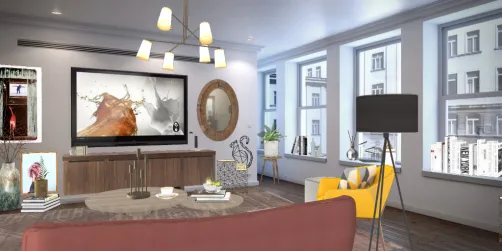 Un ptit sejour.  ...suite d'une cuisine ouverte ♥️💙