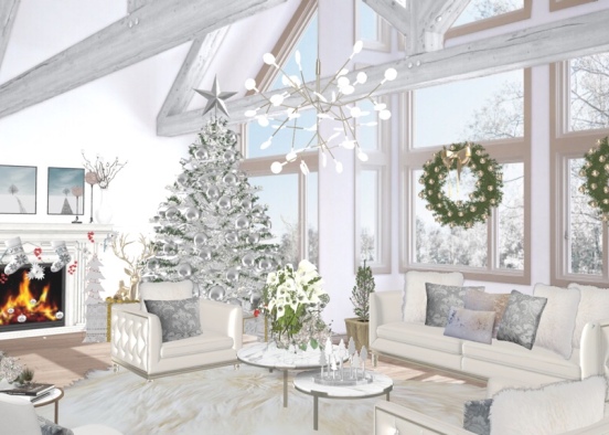 White Christmas Design Rendering