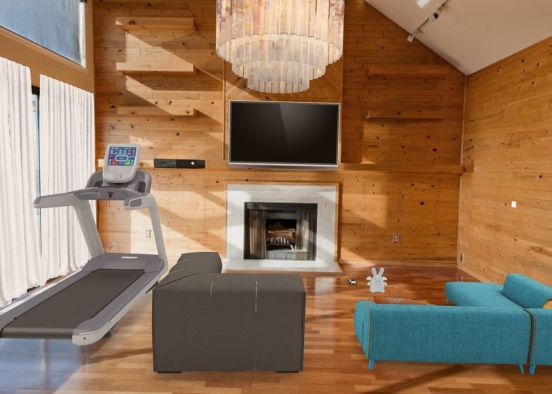 dram living room  Design Rendering