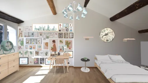 picture wall bedroom
