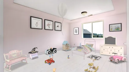 little princesses (not actually royalty) bedroom