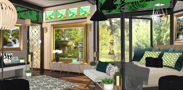 💚Green Stained Glass Windows idea #20 Design Rendering
