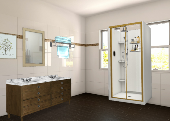 Take a shower and enjoy  Design Rendering