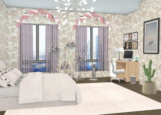 I tried to do my room🥺 Design Rendering
