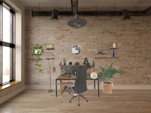 Rustic office