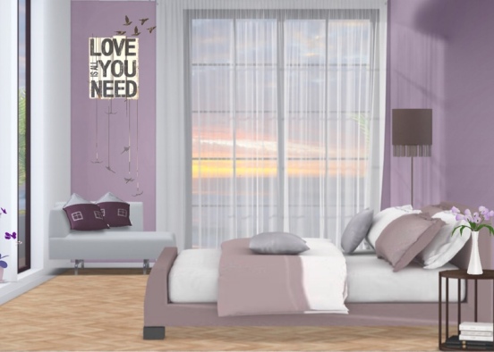 purple love 💜 Design Rendering