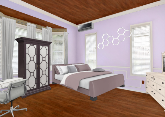 Faiths bedroom Design Rendering