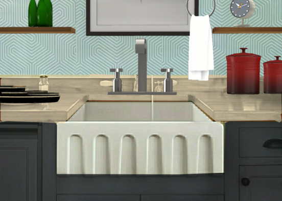 Kitchen sink  Design Rendering
