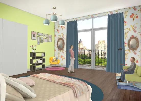 Amazon Bedroom Design Rendering