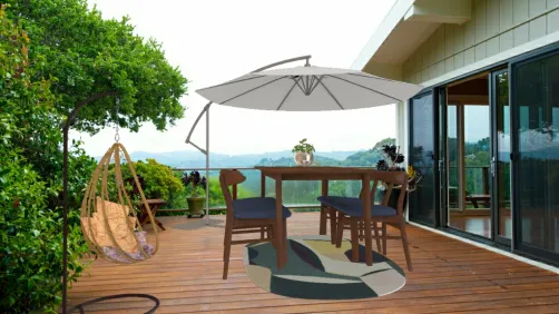 Outdoor dining place anyone?