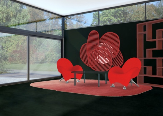 red&black ❤️🖤 Design Rendering