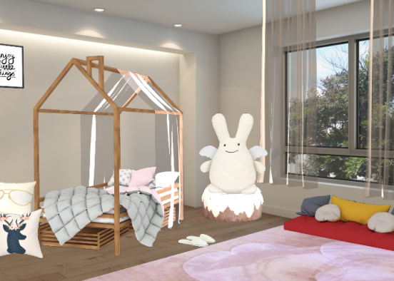 Dormitorio para niños Design Rendering