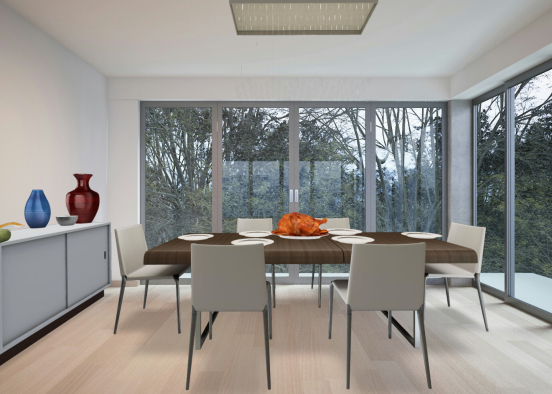 Forest living room  Design Rendering